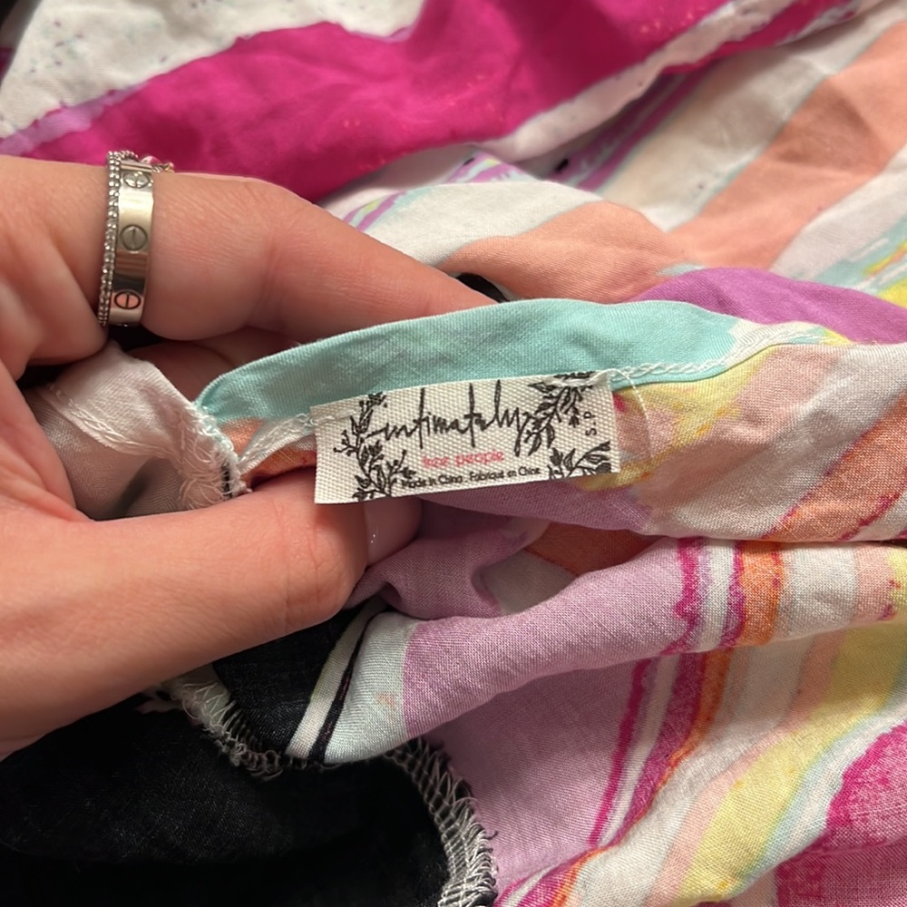 Free People Multicolor Stripe Slip Dress - Picture 9 of 11